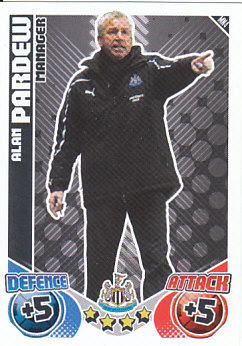 Alan Pardew Newcastle United 2010/11 Topps Match Attax Manager #MN4